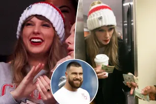 Taylor Swift tips employees at Gillette Stadium after Travis Kelce and Kansas City Chiefs beat the Patriots