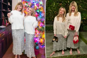 BFFs Reese Witherspoon and Laura Dern have fashion ‘emergency’ in matching outfits