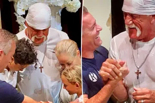 Hulk Hogan, 70, gets baptized, ‘surrenders’ to Jesus: ‘Greatest day of my life’