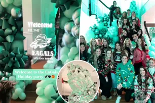 Inside the Eagles WAGs’ all-green ‘EaGals’ Christmas party