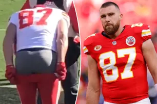 Travis Kelce cheekily moons Raiders fans heckling him during Chiefs game