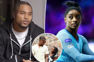 Simone Biles’ husband, Jonathan Owens, thinks he’s more of a catch than the 4-time Olympic champion