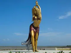 Statue Of Singer Shakira In Belly-Dancing Pose Unveiled In Her Home City