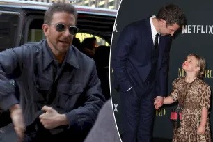 Bradley Cooper rushes out of ‘Maestro’ press conference after receiving call from daughter Lea’s school nurse