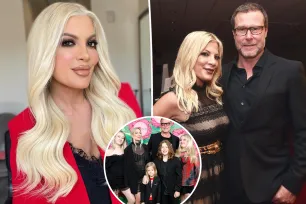 Tori Spelling admits she’s struggling during her first ‘single mom Christmas’ after Dean McDermott split