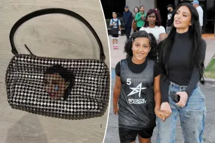 North West gets custom Alexander Wang bag featuring mom Kim Kardashian’s crying face