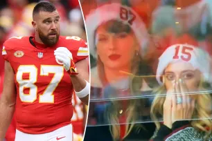 Taylor Swift comforts shocked Brittany Mahomes after Chiefs’ Christmas loss