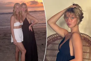 Gwyneth Paltrow poses for beach photo with look-alike daughter Apple, 19, on family vacation in Mexico