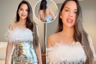 Olivia Munn pokes fun at her own wardrobe malfunction: ‘Look at this dumb b—h’