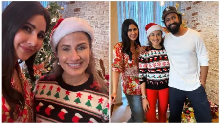 Vicky Kaushal, Katrina Kaif’s Christmas celebration was all about festive cheer and good vibes. See photos