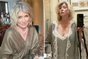 Martha Stewart, 82, posts thirst trap in lace nightgown: ‘She woke up like that’