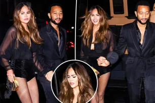 Chrissy Teigen goes pantsless, suffers wardrobe malfunction during date night with John Legend