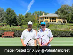 On His Last Day In Canberra, Indian Envoy Plays Tennis With Australian PM