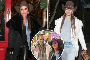 Kyle Richards gifts ‘Real Housewives’ superfan Rihanna $895 hat in Aspen during chance run-in