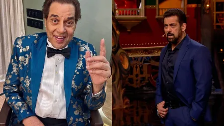 Bigg Boss 17 Weekend Ka Vaar promo: Dharmendra pulls Salman Khan’s leg for being single. Watch