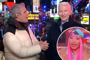 Anderson Cooper’s hilarious reaction to Nicki Minaj’s New Year’s resolution goes viral