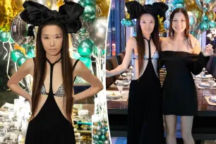 Vera Wang, 74, dazzles in a sparkling bikini gown on  New Year’s Eve