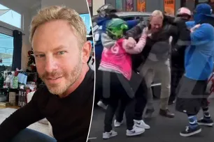 Ian Ziering speaks out after ‘alarming’ fight with biker gang on New Year’s Eve