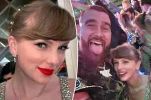 Fans cheekily notice Taylor Swift’s smudged, disappearing red lipstick at NYE party, blame Travis Kelce