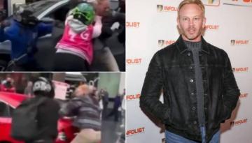 Actor Ian Ziering breaks silence after 'alarming' New Year's Eve street brawl with motorbike gang on Hollywood Blvd