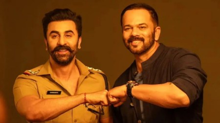 Ranbir Kapoor dons police uniform as he collaborates with Rohit Shetty, fans think he might join the cop universe. See pics