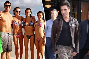 Jerry O’Connell, Rebecca Romijn pose for beach photo with their twins after John Stamos feud