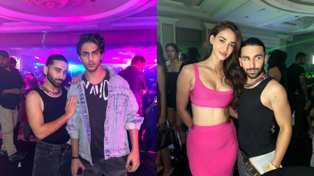 Aryan Khan poses with Orry; Disha Patani, Tania Shroff glam up for starry New Year’s bash. See inside pics