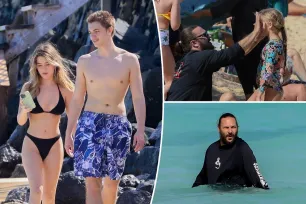 Britney Spears’ son Jayden has beach day with girlfriend and dad Kevin Federline in Hawaii