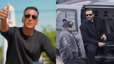 Akshay Kumar convinced chopper pilot to help him do dangerous Sooryavanshi stunt without harness, Rohit Shetty says, ‘Jo bhadka hoon main…’