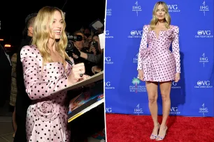 Margot Robbie kicks off awards season in Barbie pink at Palm Springs International Film Festival