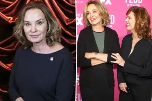 Jessica Lange, 74, seen in wheelchair during stroll with pal Susan Sarandon in NYC