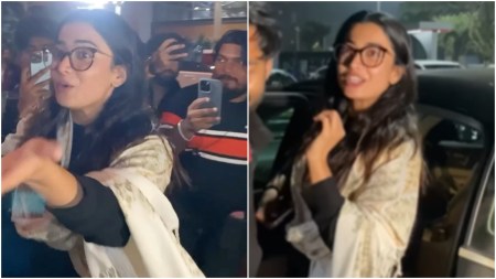 Watch Rashmika Mandanna accidentally sits in the wrong car at Mumbai airport: ‘Arre baba not that one’