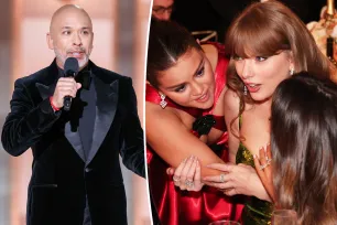 Taylor Swift has animated gossip session with Selena Gomez, Keleigh Sperry after Jo Koy Golden Globes diss