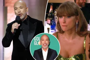 Jo Koy reacts to Taylor Swift’s glare after his Golden Globes 2024 joke