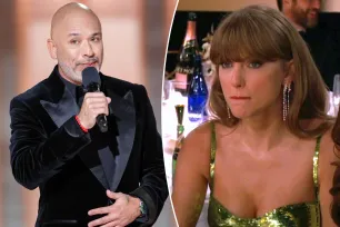 Taylor Swift glares at host Jo Koy after ‘low blow’ Golden Globes joke: ‘If looks could kill’