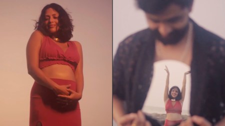 Amala Paul shares new video from her pregnancy photoshoot: ‘Embracing the new me’