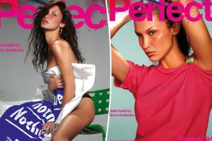 Bella Hadid wears ‘absolutely nothing’ on first magazine cover since yearlong modeling break