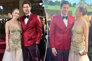 Divorce or weather chat? Fans debate what John Krasinski said to Emily Blunt in viral Golden Globes 2024 video