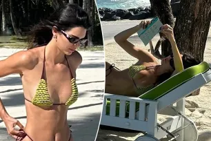 Kendall Jenner smolders in cheeky bikini in throwbacks from Barbados vacation: ‘Take me back’