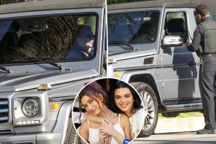 Lucky cop pulls over Kendall Jenner and Hailey Bieber, who laugh off traffic stop