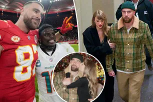 Travis Kelce is ‘too famous’ and busy with Taylor Swift to text me back, ex-Chiefs player Tyreek Hill says