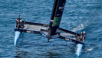 Sailing: New Zealand well placed after opening day of racing at Sail GP Abu Dhabi