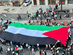 Thousands March In Washington, London Demanding Gaza Ceasefire