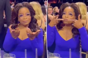 Oprah Winfrey refuses to eat ‘pizza in a bag’ at Critics Choice Awards after weight loss: ‘I’m not messing up my lips!’