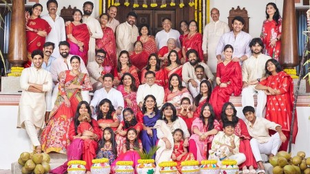 Chiranjeevi, Allu Arjun and Ram Charan pose in epic ‘Mega Family’ picture on Makar Sankranti