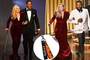 The ‘powerful’ symbolism behind Christina Applegate’s ‘FU MS’ cane from Emmys 2024