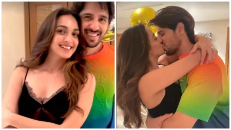 Inside Sidharth Malhotra’s 39th birthday bash: Kiara Advani’s sweet kisses, and a special cake with Sid figurine