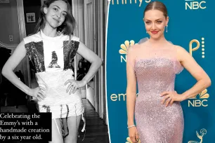 Amanda Seyfried models dress made by 6-year-old daughter as she skips 2024 Emmys