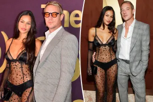 Diplo’s date Nadja Del Hoyo turns heads in see-through lingerie dress at Emmys 2024 afterparty