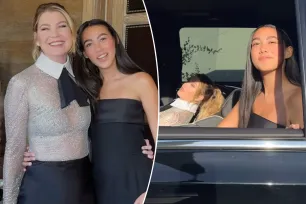 Ellen Pompeo poses with rarely seen daughter Stella, 14, before ‘best night’ at Emmys 2024